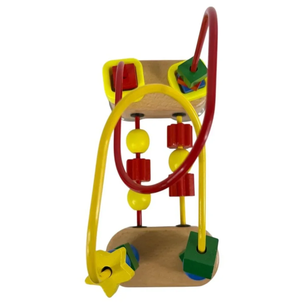 Melissa‎ & Doug Wooden Bead Maze Toy Suction Cup Tabletop XY13305 Toddler Baby